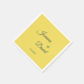 ミニマルスタイル | 書道フォント結婚ズ スタンダードカクテルナプキン (角)