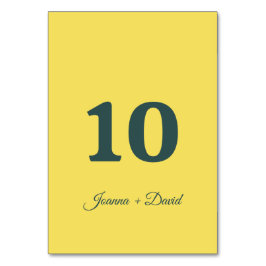 ミニマルスタイル | 書道フォント結婚ズ テーブルナンバー