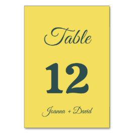 ミニマルスタイル | 書道フォント結婚ズ テーブルナンバー