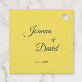 ミニマルスタイル | 書道フォント結婚ズ フェイバータグ (裏面)