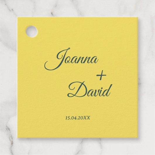 ミニマルスタイル | 書道フォント結婚ズ フェイバータグ (正面)