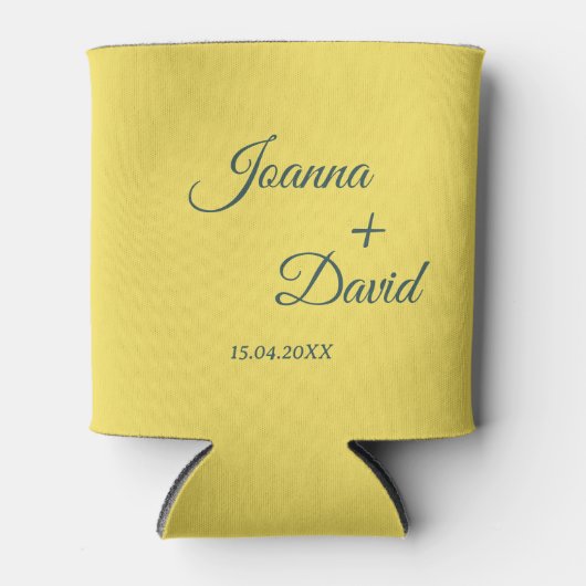 ミニマルスタイル | 書道フォント結婚ズ 缶クーラー (正面)