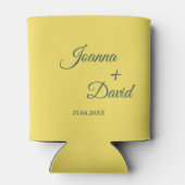 ミニマルスタイル | 書道フォント結婚ズ 缶クーラー (裏面)