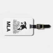 ミニマルストファミリー懇親会ラゲッジタグ ラゲッジタグ (正面横)