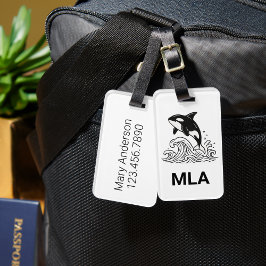 ミニマルストファミリー懇親会ラゲッジタグ ラゲッジタグ