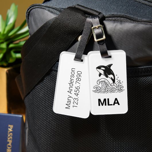 ミニマルストファミリー懇親会ラゲッジタグ ラゲッジタグ