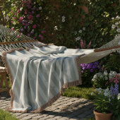 ミニマルストライプのスモダンジャックカスタムイニシャル スローブランケット