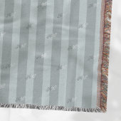 ミニマルストライプのスモダンジャックカスタムイニシャル スローブランケット