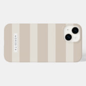 ミニマルストライプリストBeige氏Case-Mate iPhoneケース Case-Mate iPhoneケース (裏面 (横))