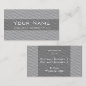 ミニマルストライプ名刺 名刺 (正面/裏面)