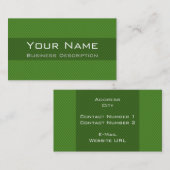 ミニマルストライプ名刺 名刺 (正面/裏面)