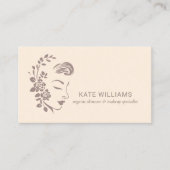 ミニマルスパ及び美しいサロンフローラ 名刺 (正面)