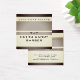 ミニマルズストライプブラウンレトロシックマンリーバーショップホテル