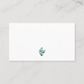 ミニマルセラピストファーンプラント名刺 名刺 (裏面)