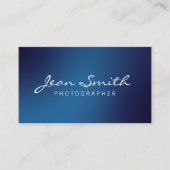 ミニマルタイポグラフィエレガントプロフェッショナル 名刺 (正面)