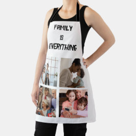 ミニマルタイポグラフィカスタムコラージュ写真 エプロン