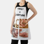 ミニマルタイポグラフィカスタムコラージュ写真 エプロン (インサイチュ)