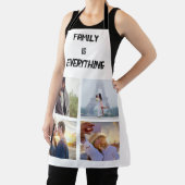 ミニマルタイポグラフィカスタムコラージュ写真 エプロン (インサイチュ)