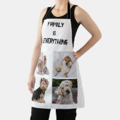 ミニマルタイポグラフィカスタムコラージュ写真 エプロン (インサイチュ)