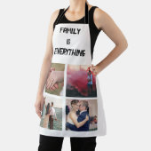 ミニマルタイポグラフィカスタムコラージュ写真 エプロン (インサイチュ)
