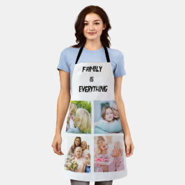 ミニマルタイポグラフィカスタムコラージュ写真 エプロン