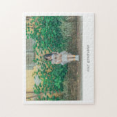 ミニマルタイポグラフィカスタム大学院写真 ジグソーパズル (縦)