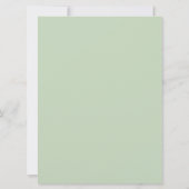 ミニマルタイポグラフィクモダンレ結婚ン 招待状 (裏面)