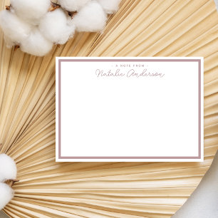 ミニマルタイポグラフィスカジュアルクリプトバラ ノートカード