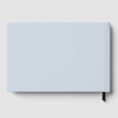 ミニマルタイポグラフィバラゴールドフォイル結婚フォト ゲストブック (裏面)