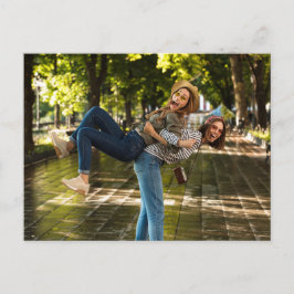 ミニマルタイポグラフィフォトメイド・オブ・オーナー（花嫁付き添い人）提案 ポストカード