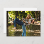 ミニマルタイポグラフィフォトメイド・オブ・オーナー(花嫁付き添い人)提案 ポストカード (正面/裏面)