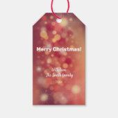 ミニマルタイポグラフィブルゴーニュ《写真》ぼけ味ギフトラベル ギフトタグ (正面)