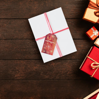 ミニマルタイポグラフィブルゴーニュ《写真》ぼけ味ギフトラベル ギフトタグ