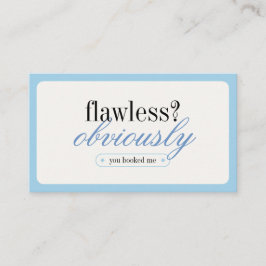 ミニマルタイポグラフィメイクアップスタイリスト名刺 名刺