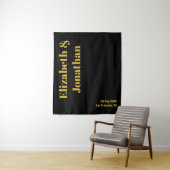 ミニマルタイポグラフィ結婚ズ タペストリー (インサイチュ)