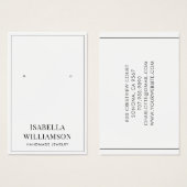 ミニマルタイポグラフィ縁ど (正面&裏面)