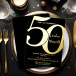 ミニマルタイポグラフィ50 50th誕生日パーティー 箔招待状<br><div class="desc">誕生日シンプル50エレガント番目のタイポグラフィ50番目の招待状はお洒落、最も認識率の高い受信者を喜ばせるだろう。その年のパーティーに対して「レッツェ！」と言う方が祝無い。</div>