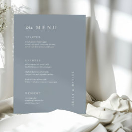 ミニマルダスティブルー結婚ズMENU メニュー