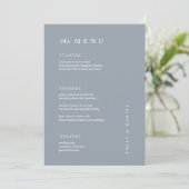 ミニマルダスティブルー結婚ズMENU メニュー (スタンド正面)