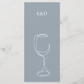 ミニマルダスティブ結婚ルーのバー メニュー (裏面)