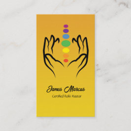 ミニマルチャクラエネルギースピリチュアルヒーリング 名刺