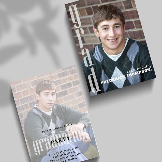 ミニマルツー写真卒業発表 招待状