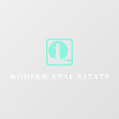 ミニマルティール(緑がかった色)ライトハウスコースタ実在ルエステート ウィンドウサイン (シート)