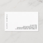 ミニマルティール(緑がかった色)ライトハウスコースタ実在ルエステート  名刺 (裏面)