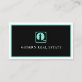 ミニマルティール(緑がかった色)ライトハウスコースタ実在ルエステート  名刺 (正面)