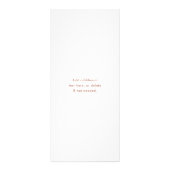 ミニマルテラコッタスパとサロン価格表 ラックカード (裏面)