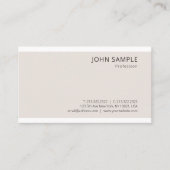 ミニマルテンプレートプロフェッショナルエレガントクール 名刺 (正面)