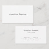 ミニマルテンプレートモダンエレガントプロフェッショナル 名刺 (正面/裏面)