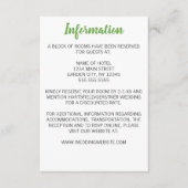 ミニマルデイジー結婚ズ エンクロージャーカード (正面)