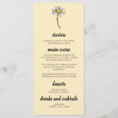 ミニマルデイジー結婚ズ メニュー (正面)